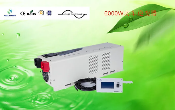 

PASSPOWER 6000w low frequency inverter ,dc24v/48v to ac 230v ,peak power 18000w