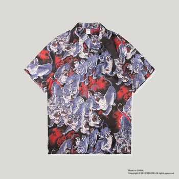 

2020 Mens Summer Beach Hawaiian Shirt 2020 Sleeve Short Plus Size Print shirts Men Leisure Holiday Vacation Clothing Streetwear