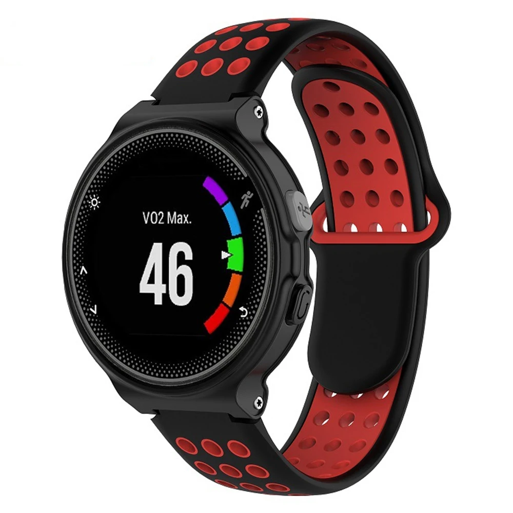 Сменный ремешок для наручных часов Garmin Forerunner 220 230 235 630 620 735 подход S20 S5 S6 часы спортивного стиля с Фитнес ремешок для наручных часов