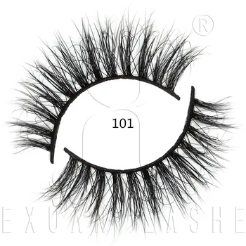 

HEXUAN Long 3D mink lashes extra length mink eyelashes Big dramatic 100% Cruelty free Handmade fake lashes