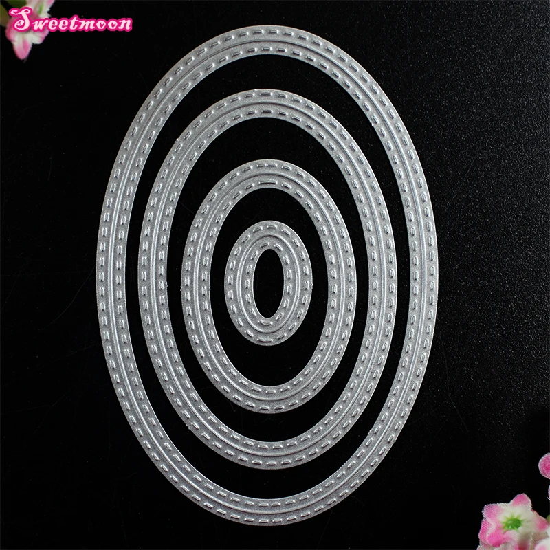 Oval metal die Scrapbook Card Metal Die Cutting Dies For DIY