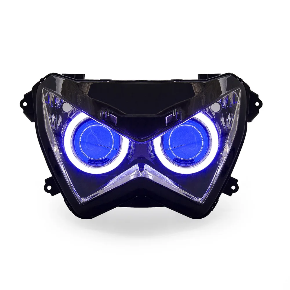 Kt Led Motorcycle Headlight Assembly For Kawasaki Z300 2015+ Front