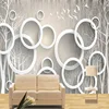 Custom Mural Wallpaper Modern Abstract Art Circle Forest Photo Wall Murals Living Room TV Sofa Background Wall Painting Frescoes ► Photo 3/6