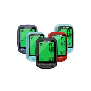 

SAHOO Biking Wireless Wired Bike Computer Speedometer Odometer Cycling Computer Wireless+ Bike Stopwatch Bicycle accessories