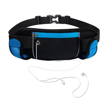 

Running Walking Jogging Bags Waist with 2 Side Pockets Women Men Outdoor Camping Hiking Fitness Gym Lightweight Belt Bag