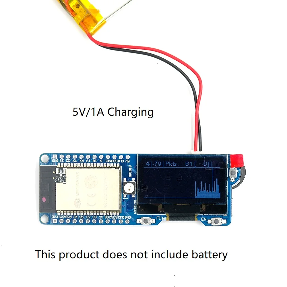 Harga Dstike D duino 32 SD Akhir Radio Wifi Monitor ESP32 Wrover OLED Baterai Charger Smart Home Automation Beralih WIFI Bluetooth Pria