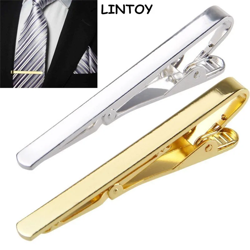 

1PC Multi-color Men Stainless Steel Necktie Tie Clasps Clip Pin Bar Wedding Gift