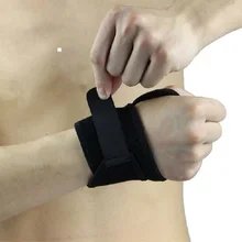 1 шт. регулируемый палец большой палец усиленный Баскетбол для ракеток для бадминтона и тенниса наручный браслет Bracer pad Поддержка защитного ремня