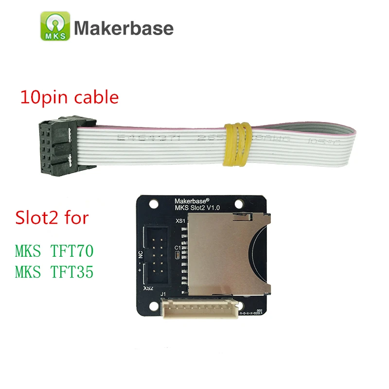 Для BIGTREETECH SKR V1.3 MKS TFT35 V1.0 дисплей+ MKS слот2+ филаментный сенсор 3,5 ''TFT lcd 3d принтер сенсорный экран