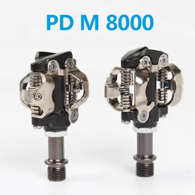 Велосипедные педали для SHIMANO XT PD M8000 M8020 MTB самоблокирующиеся SPD педали с шипами гоночный горный велосипед запчасти педали - Цвет: M8000