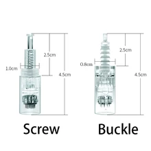 200 шт 9pin/12pin/36pin/42pin нано микро винт/байонет микроиглы картридж для MYM электрическая Дерма ручка иглы татуировки