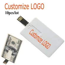 USB флеш-накопитель, индивидуальная карта с логотипом, 10 шт./лот, флеш-накопитель USB 2,0, 4 ГБ, 8 ГБ, 16 ГБ, 32 ГБ, 64 ГБ, свадебные подарки, карта памяти