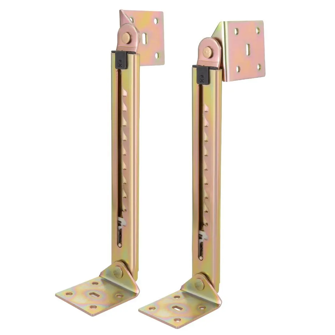 

LIXF 1 Pair Angle Lifting Rod Desk 10 Gear Adjusting Hinge Angle Hinge WITH Bracket