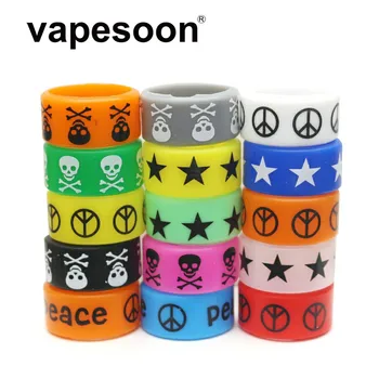 

10pcs vape band ring for 20-27mm e cigarette TFV12 Prince Tank Atomizer with Size 24*12*2mm anti-slip ring