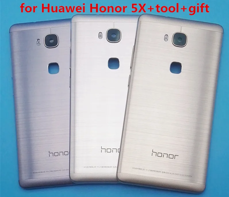 

Battery door back cover Housing For Honor Glory Play 5X KIW-L21 L23 L24+Middle Frame Bezel Housing Replacement For Huawei 5x +to