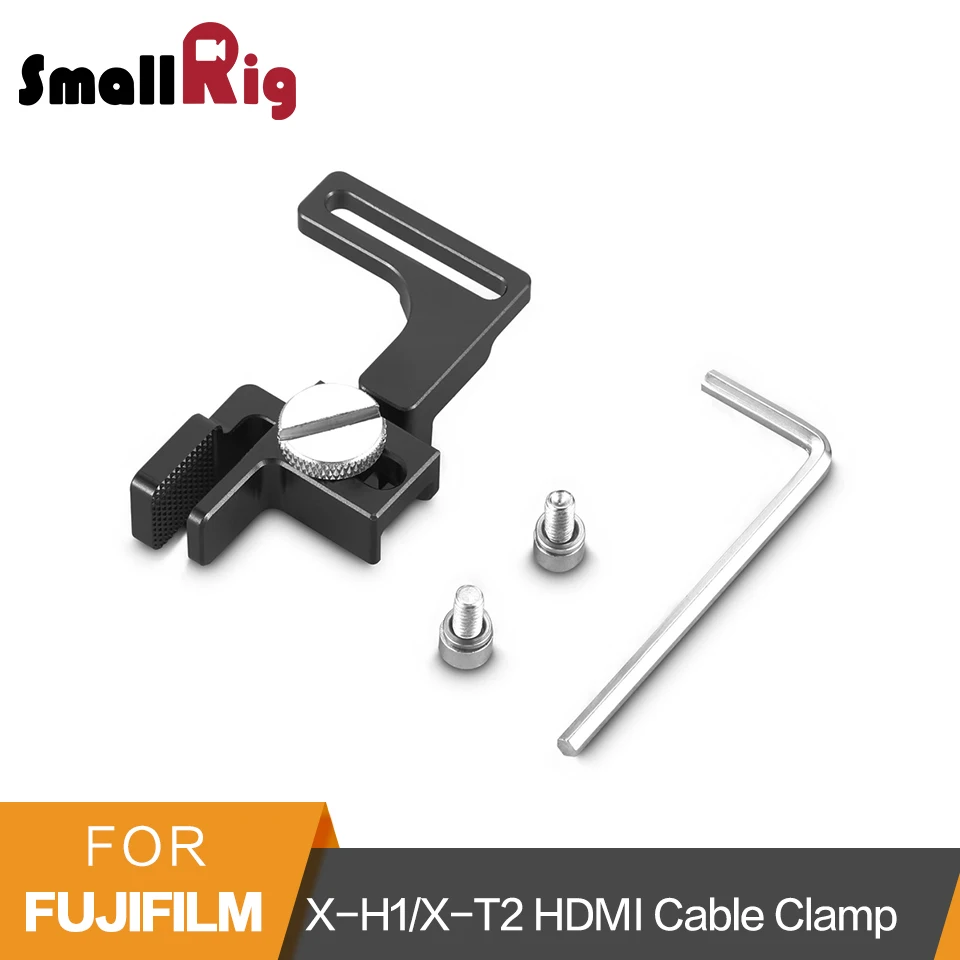  SmallRig X-H1/X-T2 HDMI Cable Clamp For Fuji X-H1 and Fuji X-T2 Camera Cage HDMI Cable Protective C