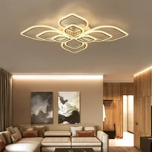 Арт-деко поверхностный монтаж светодиодный потолочный светильник Акриловая фурнитура затемняющие потолочные лампы для домашнего освещения гостиной спальни