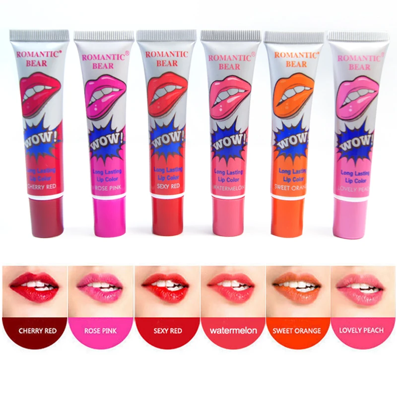 1pcs Long Lasting Lip Gloss Peel Off Lipstick Waterproof Lip Tint