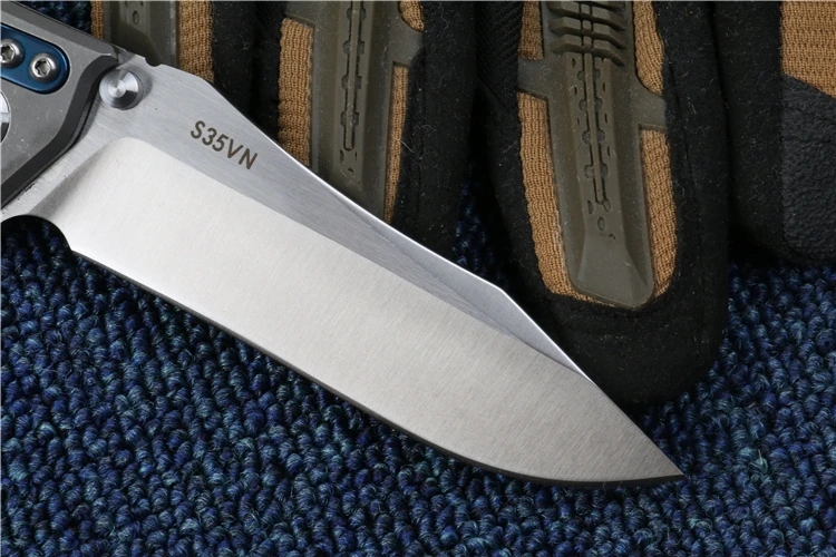 ZT 0392 складные ножи S35VN лезвие Титан Ручка шарового подшипника боевой и