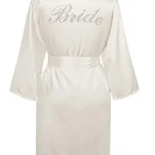 Платья для подружек невесты; одежда для сна; халат; свадебные туфли невесты халаты Пижама Халат женский Ночное Ночная рубашка ночные рубашки для девочек