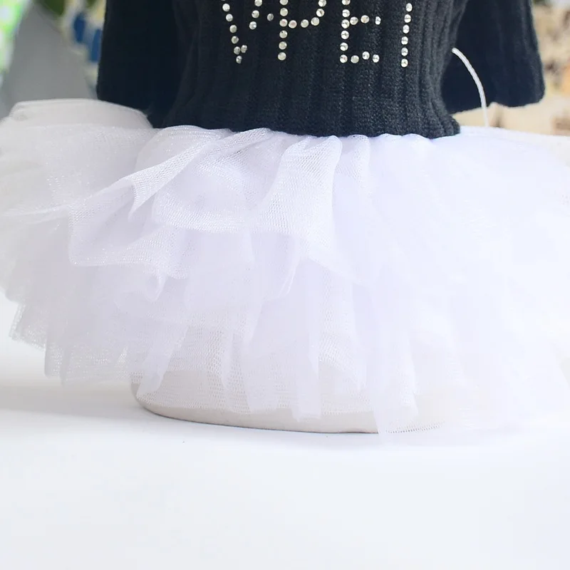 Симпатичные Корона собака Свадебная вечеринка платье юбка-пачка лето с изображением собачки для девочек худи для щенка рубашка одежда, костюмы для детей Одежда для Йорка чихуахуа