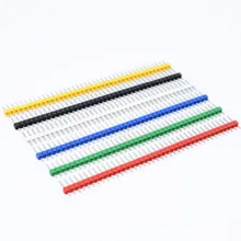 10pcs 40 Pin 1×40 Single Row Male 2.54 Breakable Pin Header Connector Strip