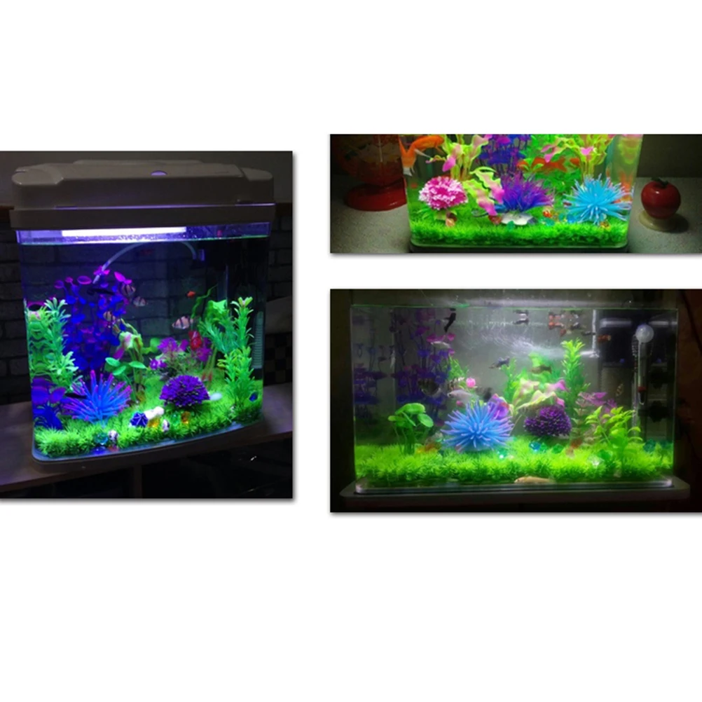 1PC Artificial Fake Aquarium Fish Tank Plastic Green Grass Water Plant