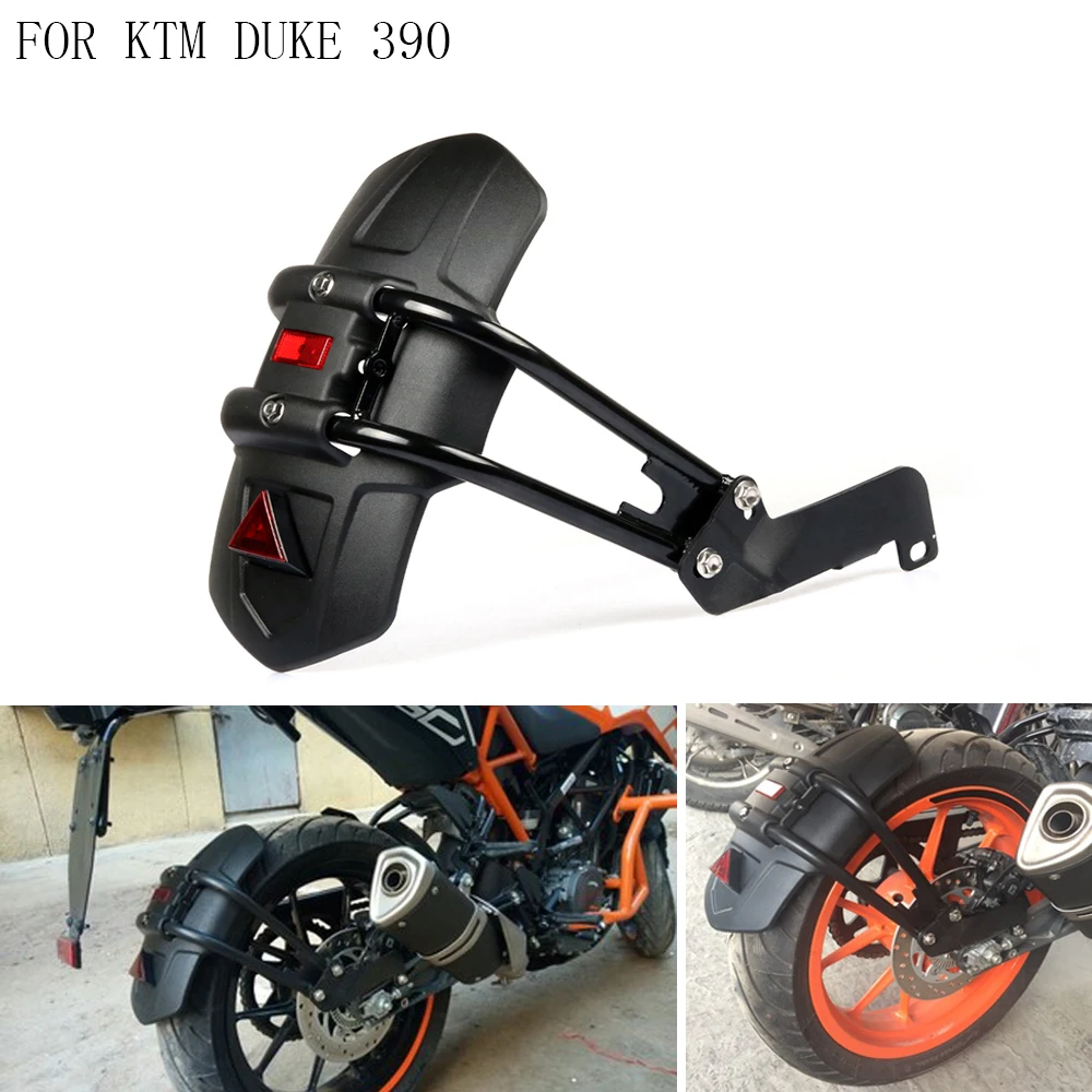 

Motorcycle Rear Fender Mudguard License plate Light Holder Support with For KTM Duke 390 DUKE390 DUKE 200 2017 2018