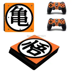 Oststicker DragonBall кожи для PS4 Slim консоли чехол для Playstation 4 PS4 Slim кожи Наклейки + контроллер защитный