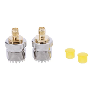 

1Pc SMA Female To UHF Female RF Coaxial Connector Adapter SO239 SL16 RF