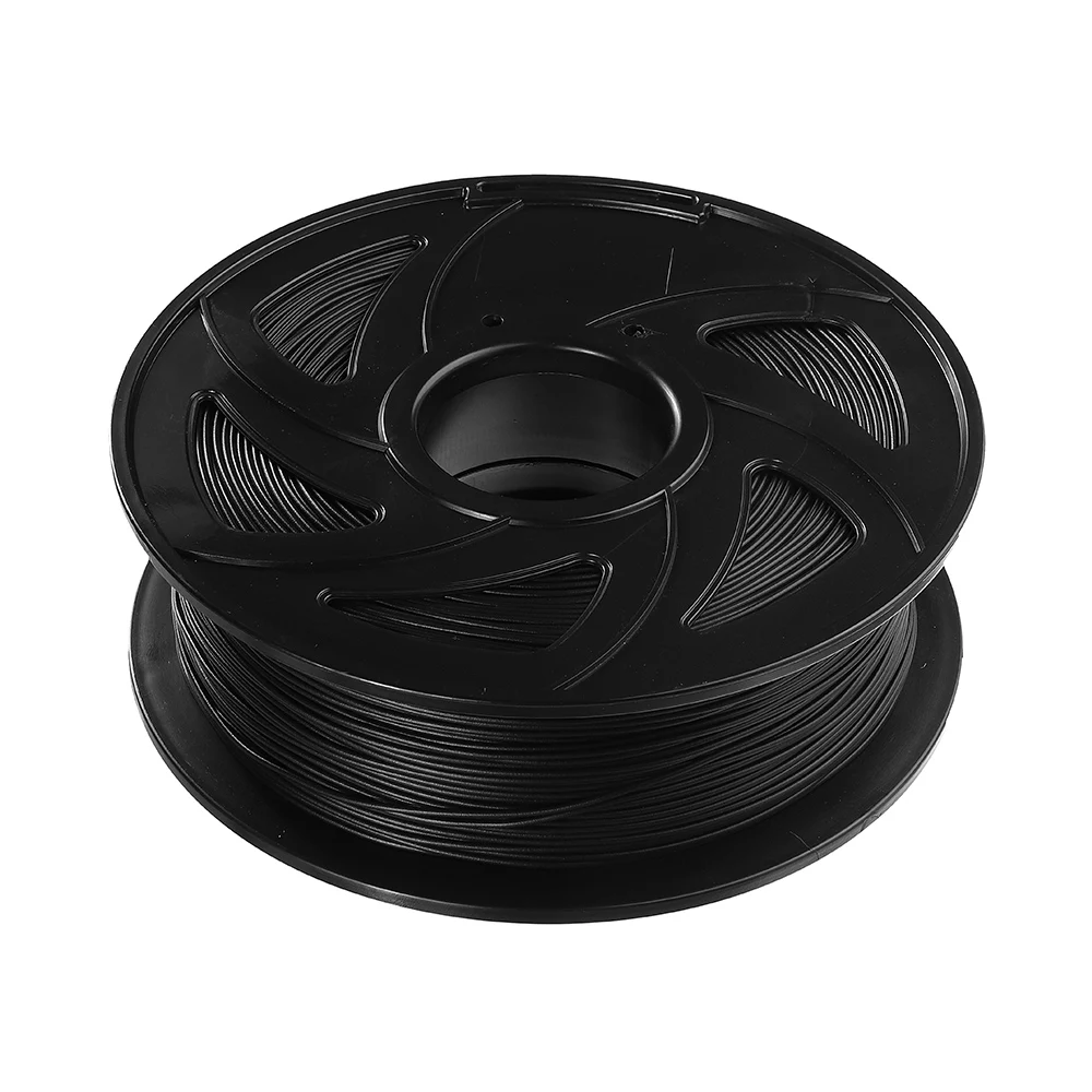 

1.75mm 1KG/Roll Black Color PLA Carbon Fiber 3D Printer Filament for CR-10 / Ender-3 / A8 / Tornado 3D Printer Accessories