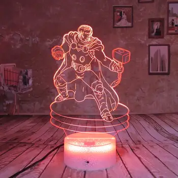 

Desk Lamp Raytheon 3D Night Light Visual Table Lamp Bedroom Creative Led Visual Table Bedside 7 Colorful Touch Lamp Night Light