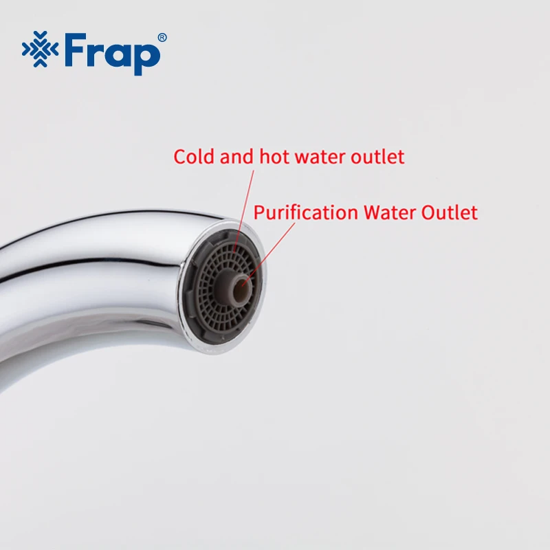  Frap chrome Kitchen sink Faucet 360 Degree Rotation with Water Purification Features three ways hot - 32868071337