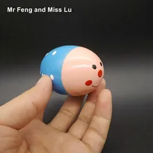 Синий Цвет Деревянный Песок яйцо погремушка музыкальный инструмент ударный инструмент игрушка ребенок