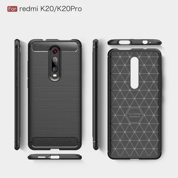 

Phone Case for Xiaomi mi 9T backcover Carbon Fiber cases for Redmi K20/K20 Pro Fitted case for Redmi 7A DHL Free 100pcs