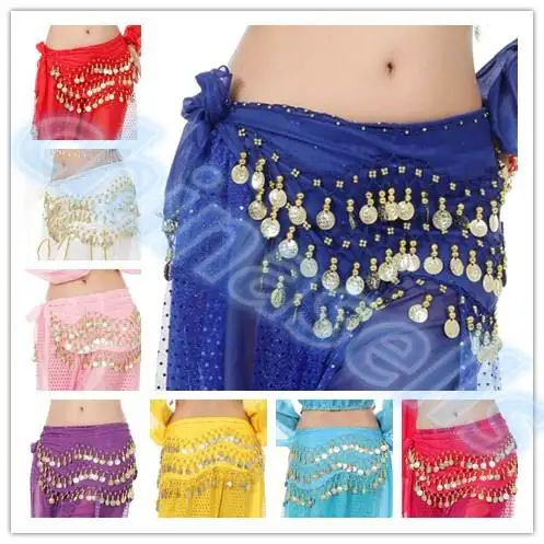 20 stks Buikdans Hip Rok Sjaal Wrap Taille Riem 3Row 128 Munten Pailletten Indian Dance Taille Ketting Dansen Tailleband 20 stks Buikdans Hip Rok Sjaal Wrap Taille Riem 3Row 128 Munten Pailletten Indian Dance Taille Ketting Dansen Tailleband