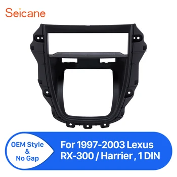 

Seicane One Din Interface CD Player Panel in Dash Trim Kit Car Radio Fascia for 1997-2003 Lexus RX-300 Toyota Harrier