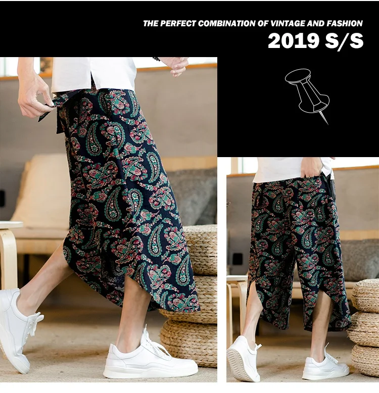 Zongke китайский стиль теленок-длина Мужские штаны для бега японский уличные брюки мужские брюки хип-хоп шаровары Мужские Jogger