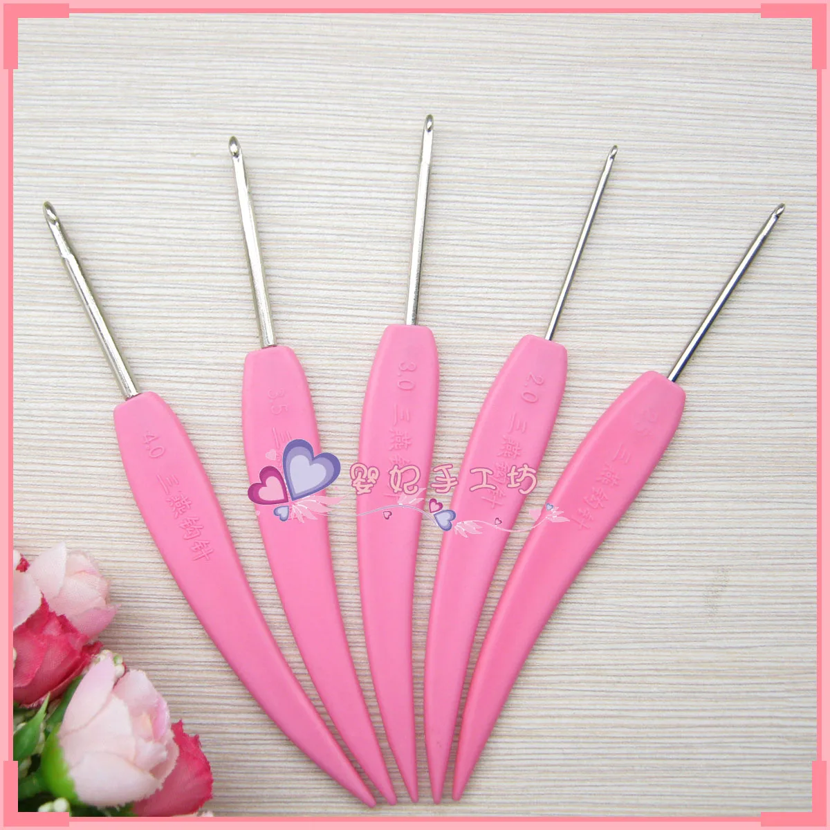 Knitted tools Crochet stintingly hook needle laciness hook needle 2.0 4 ...