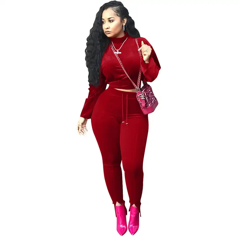 velvet track top
