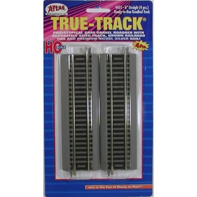 SP Whistle Stop ATM451 HO True-Track 6 in. Straight