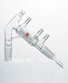 

Distilling Head,short path, For volatile distillants, Lower Inner Joint size:29/42, Top Thermometer joint:10/18