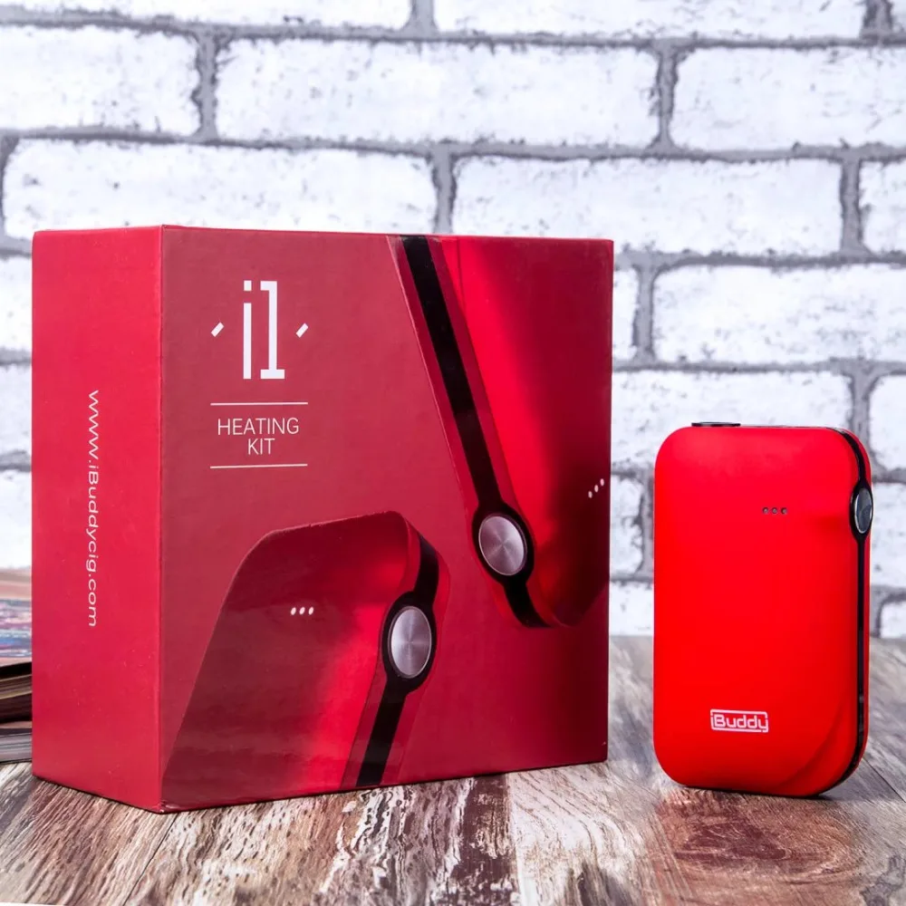 

Original iBuddy i1 Heating Vape Kit 1800mAh E-Cig Battery Box Mod Innovative Pin-Style Dry Herb Vaporizer