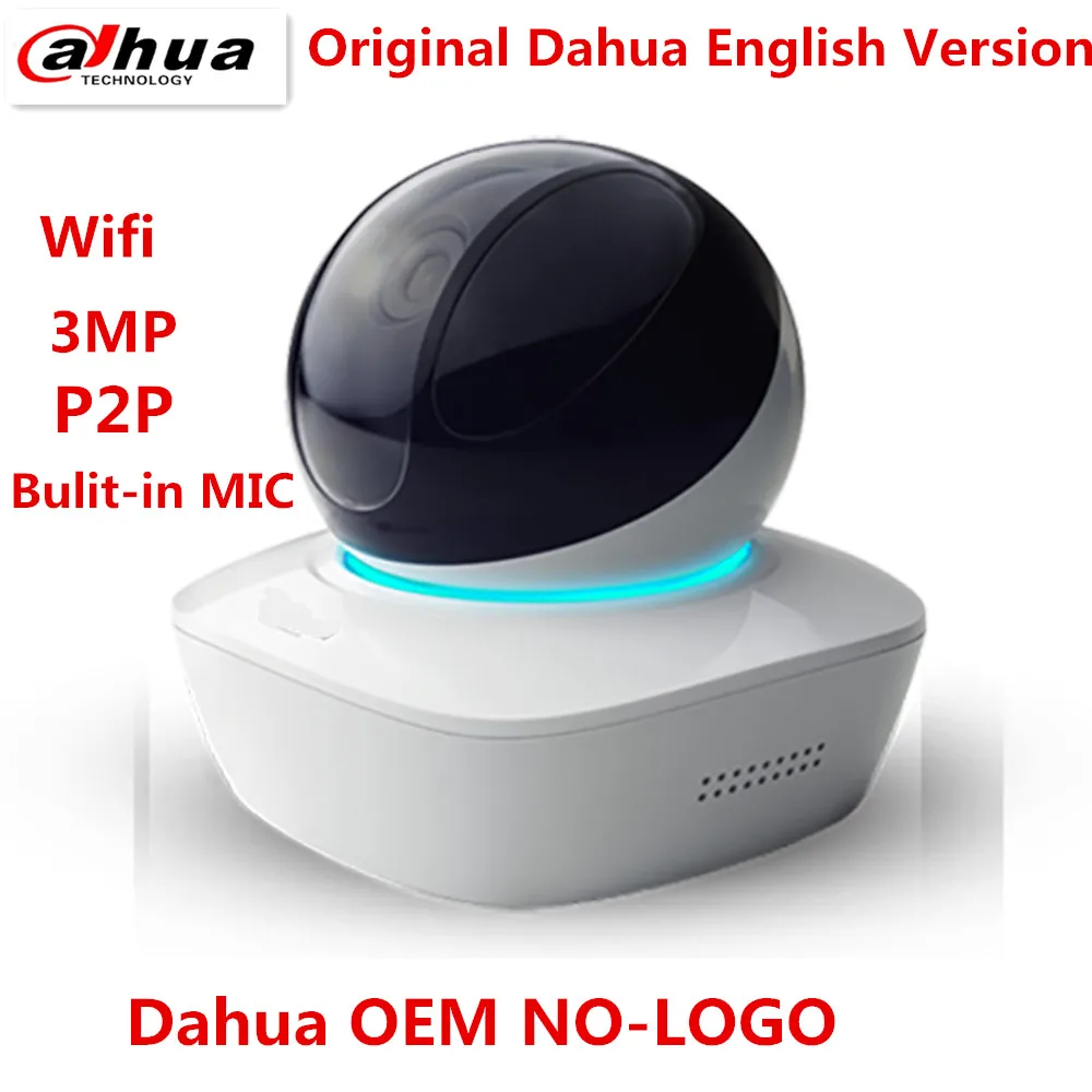 

Original DaHua Non-logo IP Camera Indoor WiFi Camera IPC-A35 3MP Wireless IP Camera 16x Network PT Camera Built-in audio & SD