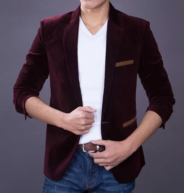 maroon blazer with jeans