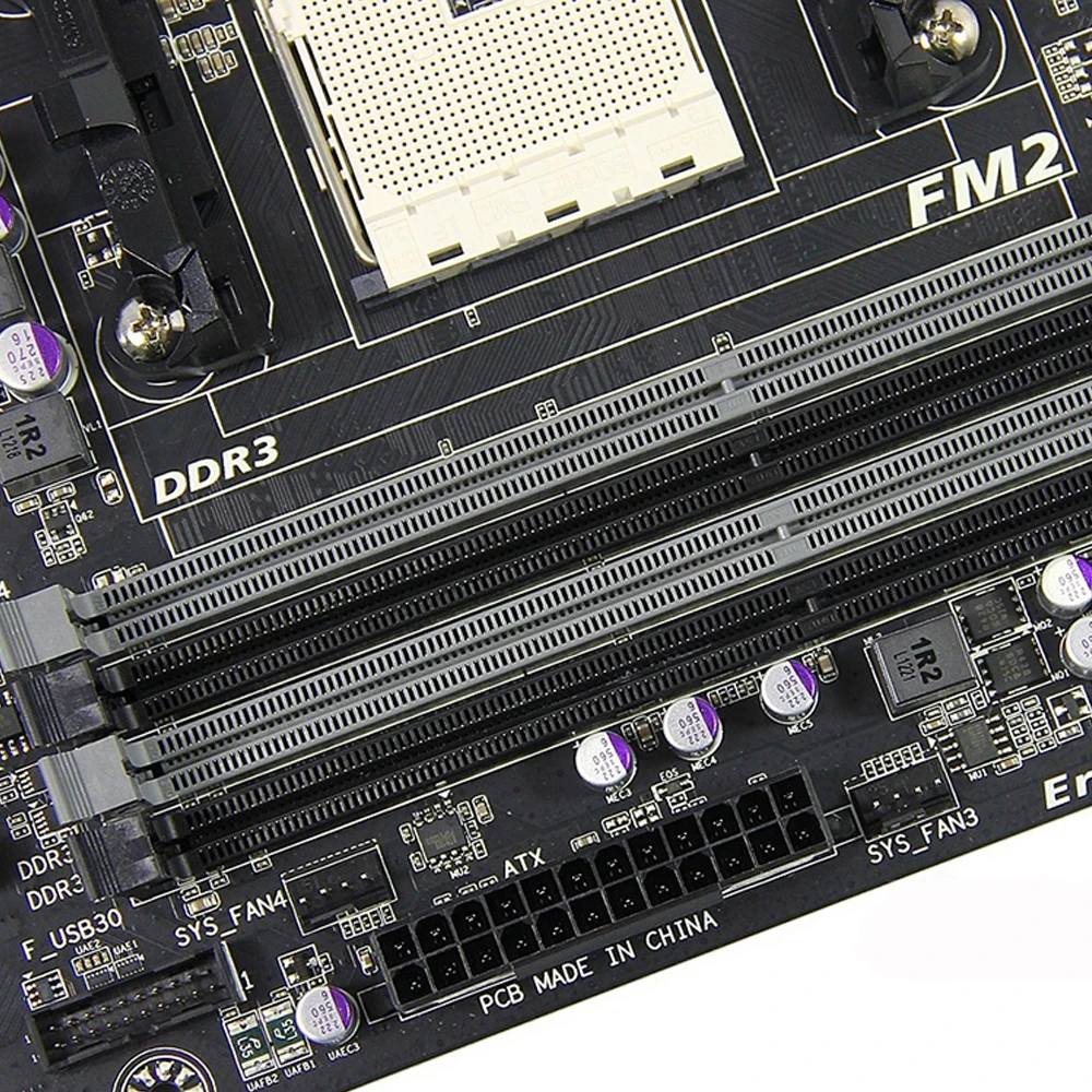 Материнская плата Gigabyte A85X оригинальная б/у для настольных ПК разъем FM2 AMD A10/A8/A6/A4