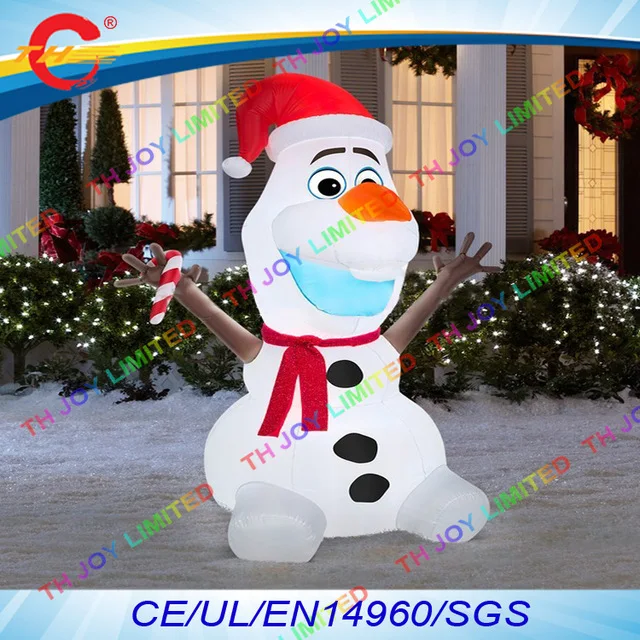 free air shipping, 2m/6.6ft high olaf christmas Christmas decorations