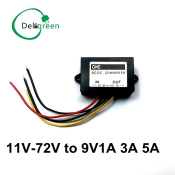 

11V-72V to 9V 1A 3A 5A 24V36V48V60V DC DC Converter Regulator Car Step Down Reducer Buck converter power supply free shipping