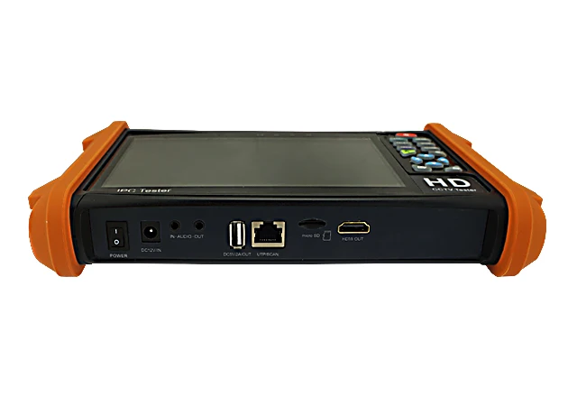 7 Inch 4 In 1 HD CCTV Tester Monitor AHD CVI CVBS TVI Camera Tester 8MP 5MP HDMI Input Output UTP PTZ 12V Ouput