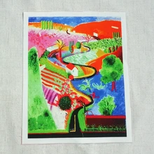 Дизайнерская льняная ткань ZENGIA с пейзажем для лоскутного шитья, декорирования, позиционирования, Каньон, хлопковая холщовая ткань